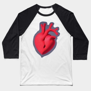 Abstract heart drawing Baseball T-Shirt